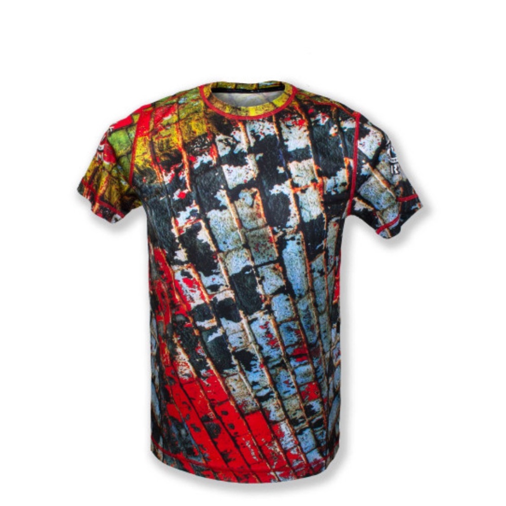 InkNBurn Brick Wall Running Top NWT